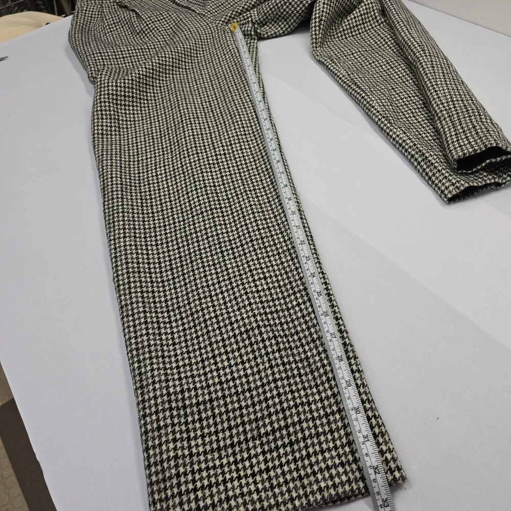 Classiques Entier Vintage Wool Houndstooth Trousers Pants Black White Size‎ 8